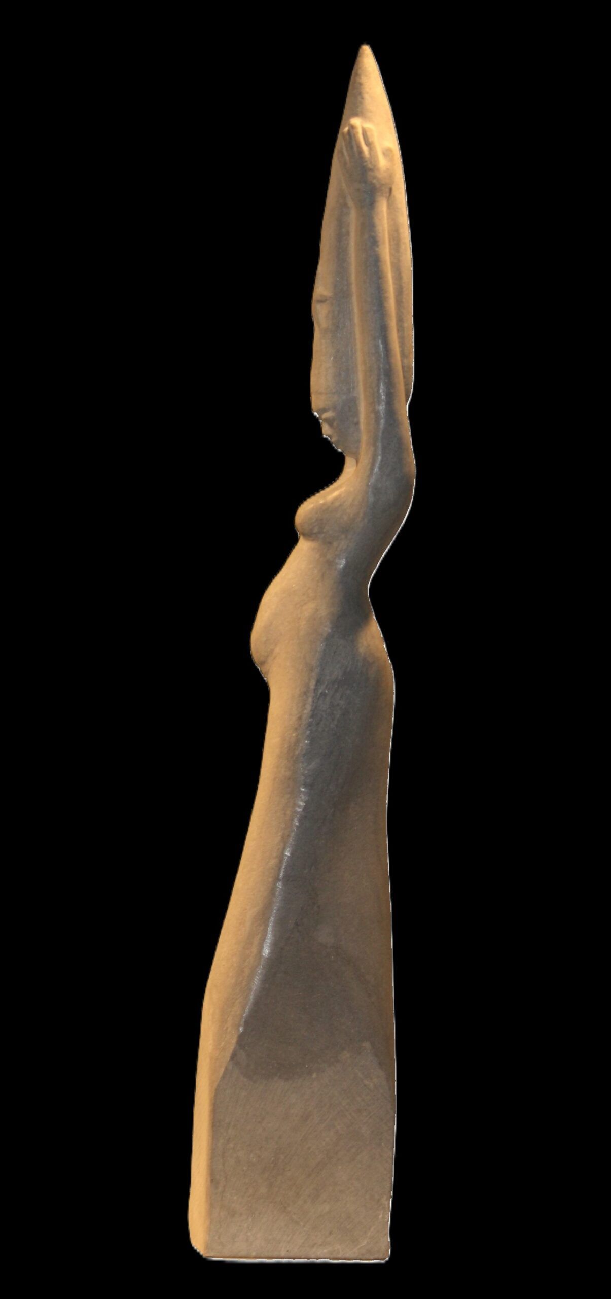 Stella Maria,, sculpture sur pierre, calcaire, personnage