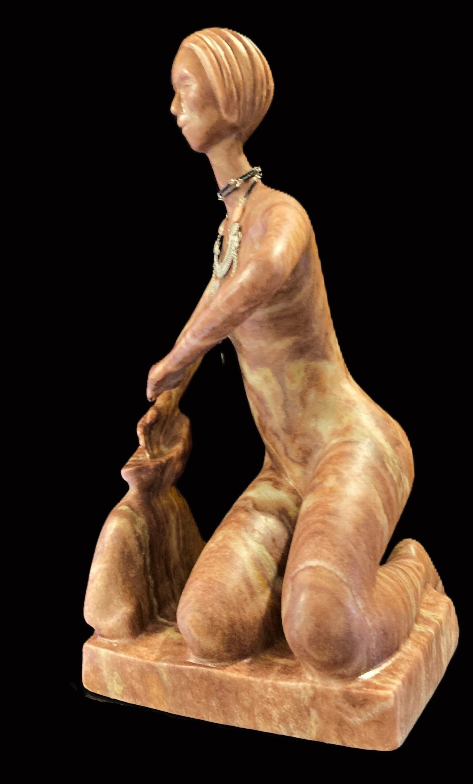 sculpture sur pierre, albâtre, Lerou sculpteur